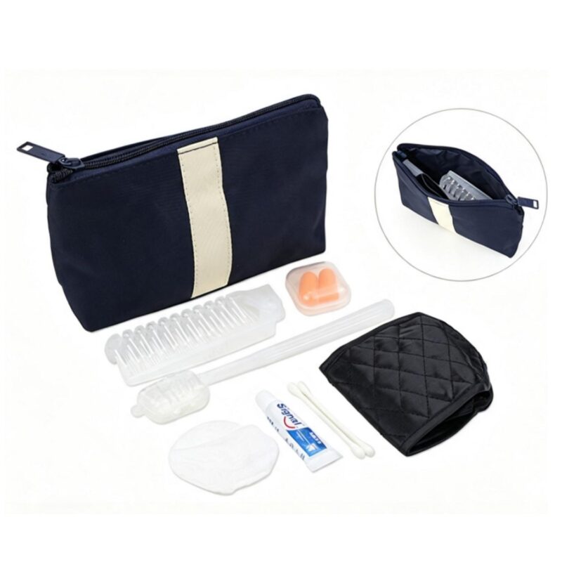 Custom Travel-Ready Oxford Fabric Toiletry Kit With Full Accessories - 2