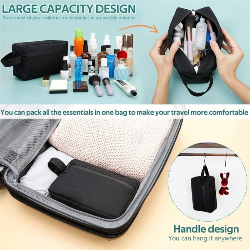 Custom Travel Toiletry Bag For Women And Men - 2