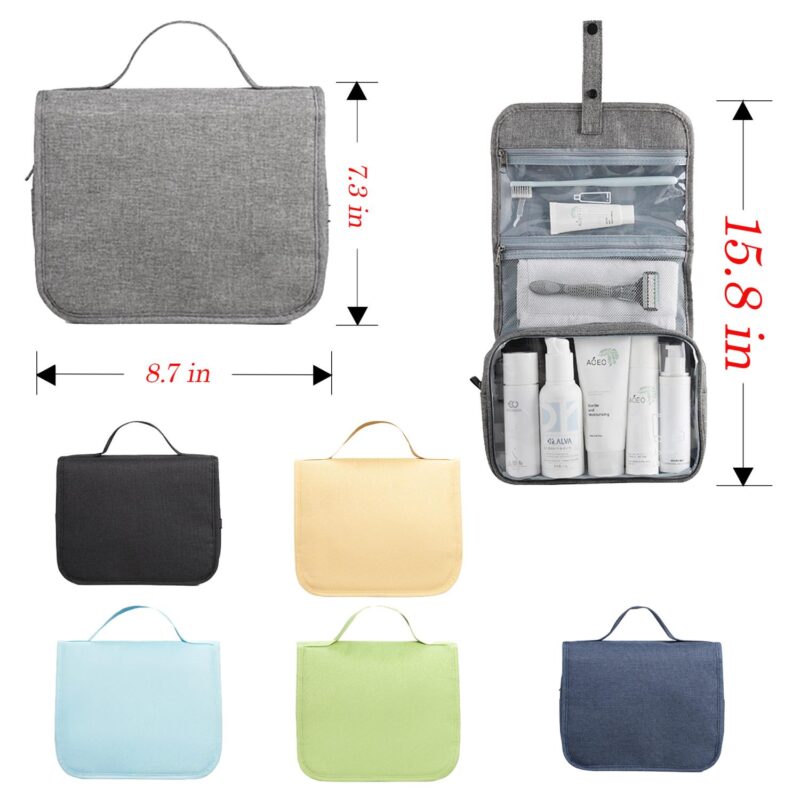 Custom Travel Toiletry Bag Portable Cosmetic Organizer - 1