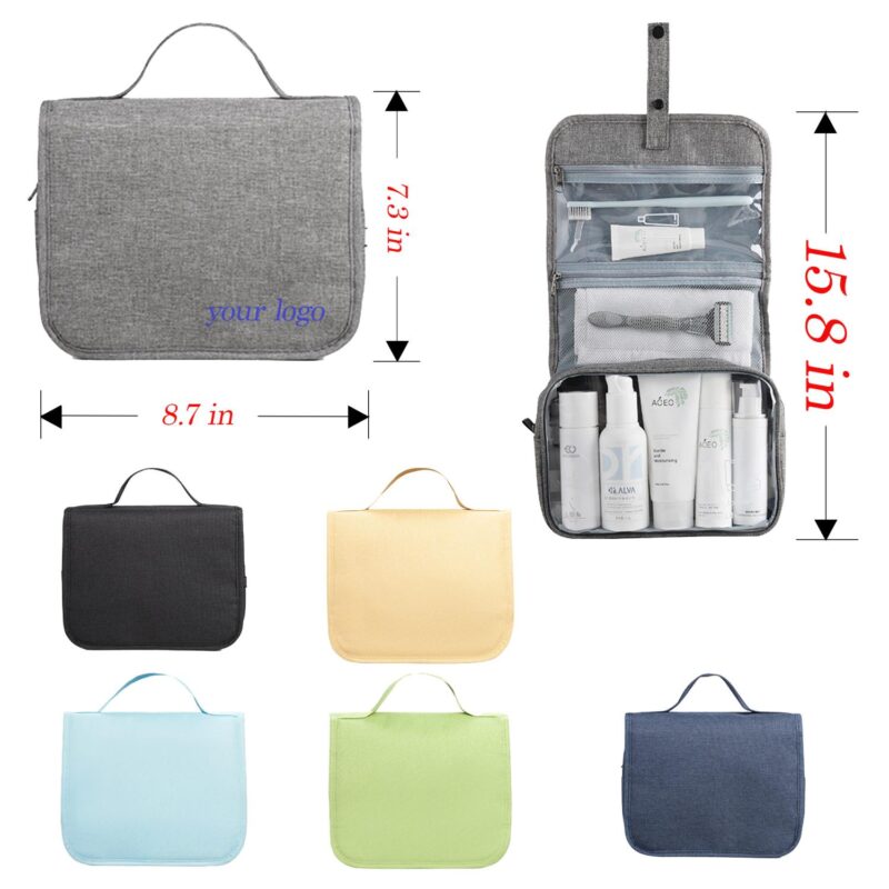 Custom Travel Toiletry Bag Portable Cosmetic Organizer