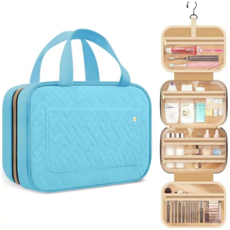 Custom Travel Toiletry Bag With Hanging Hook - 2