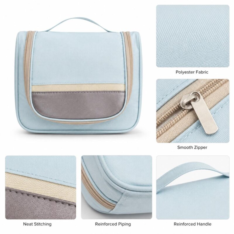 Custom Travel Toiletry Bag With Hooks - 2