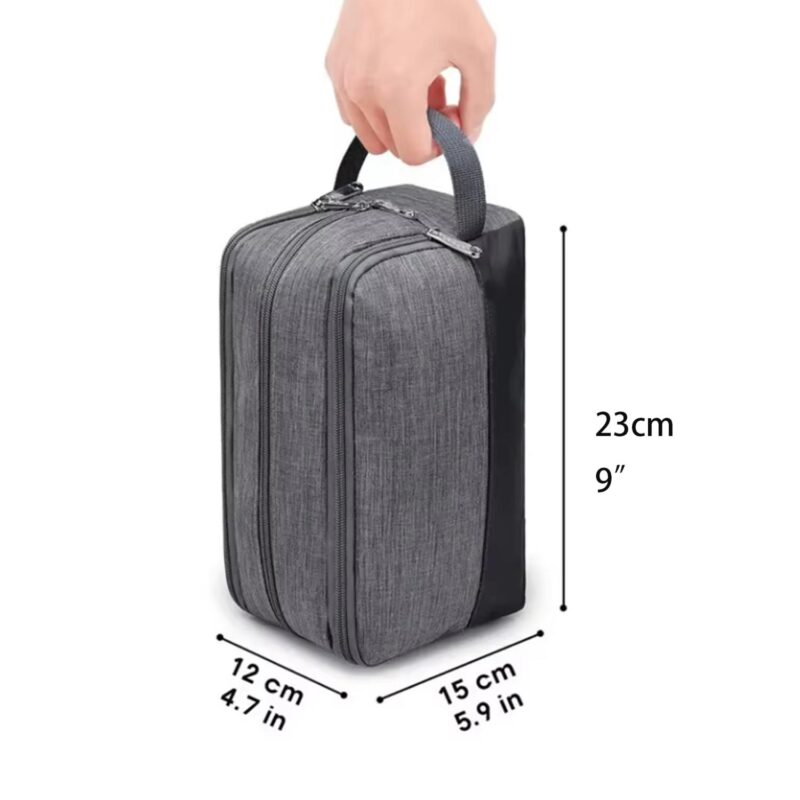 Custom Travel Toiletry Bag for Men Hanging Dopp Kit Shaving Bag Toiletries Organizer for Traveling - 1