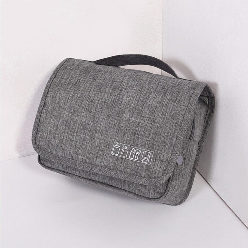 Custom Travel Toiletry Bag with Hook - 5