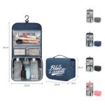 Custom Travel Toiletry Kit Organizer with Waterproof Pocket