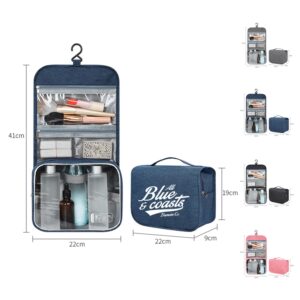 Custom Travel Toiletry Kit Organizer with Waterproof Pocket