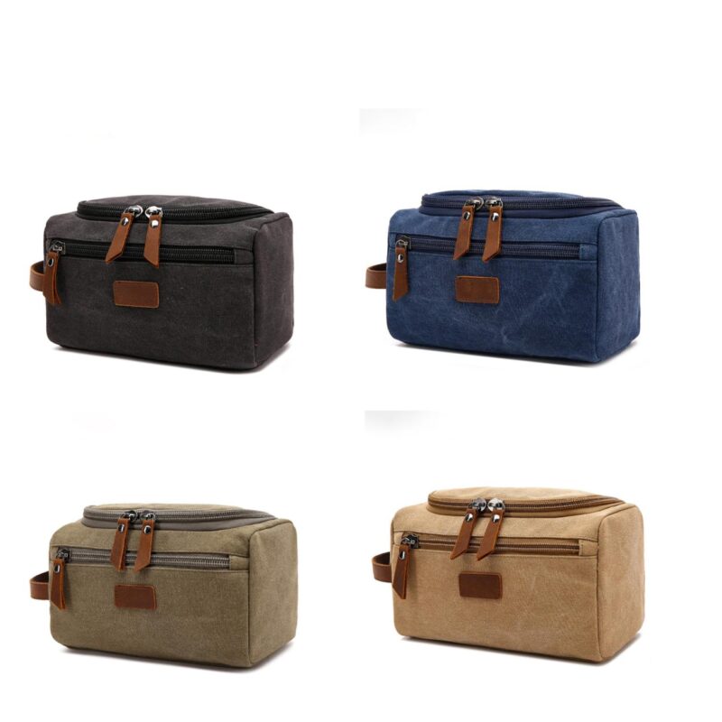 Custom Traveler's Essential Canvas Toiletry Bag - 2