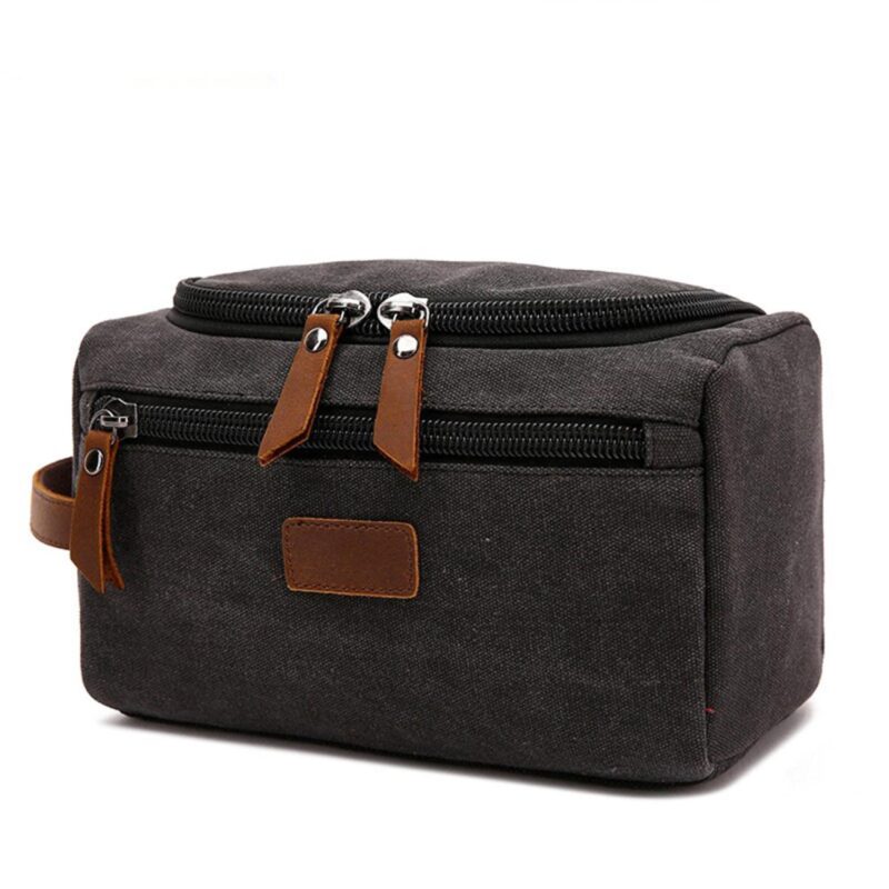 Custom Traveler's Essential Canvas Toiletry Bag - 3