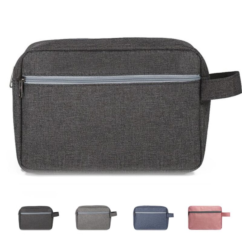 Custom Traveler's Essential Portable Foldable Toiletry Bag with Hook - 1