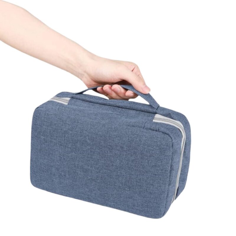 Custom Tri-Fold Hanging Toiletry Bag - 3
