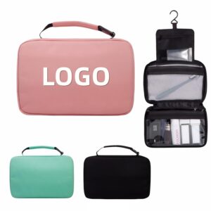 Custom Tri-Fold Hanging Toiletry Bag