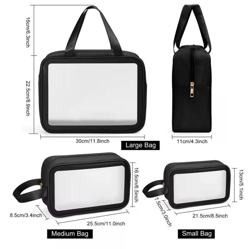 Custom USB Waterproof Toiletry Bag - 6