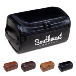 Custom Unisex Leather Toiletry Bag