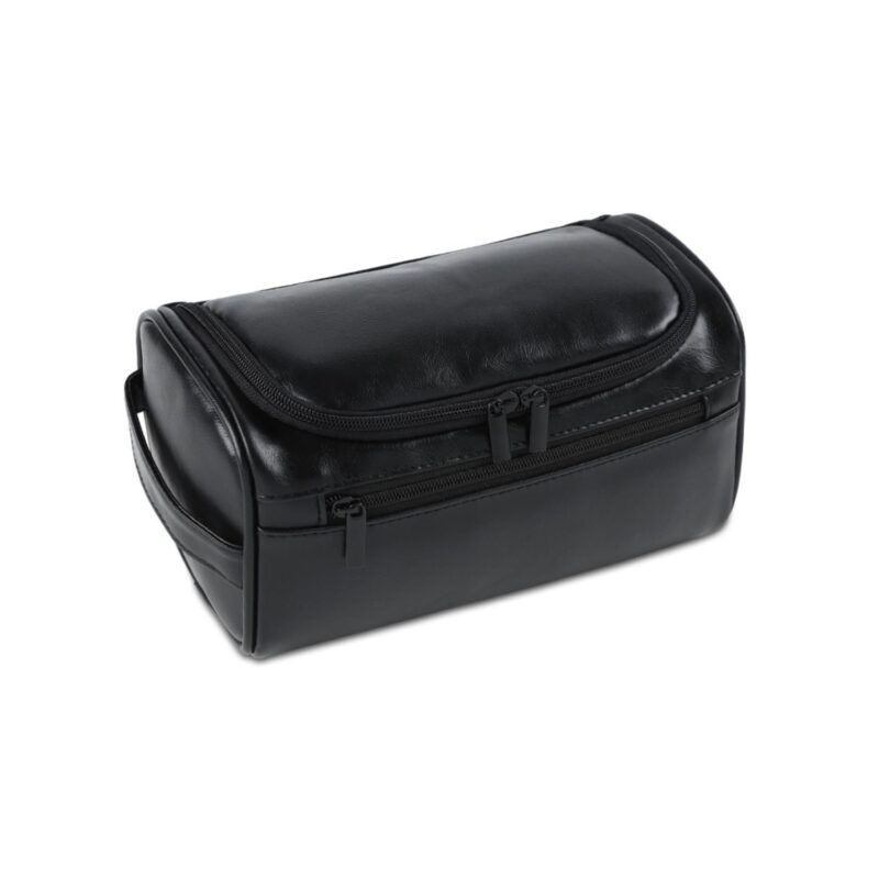 Custom Vagan Leather Organized Travel Toiletry Bag - 2