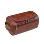 Custom Vagan Leather Organized Travel Toiletry Bag - 4