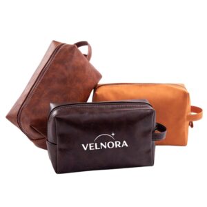 Custom Vegan Leather Travel Toiletry Dopp Kit