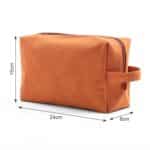 Custom Vegan Leather Travel Toiletry Dopp Kit - 4