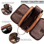 Large Travel Shaving Dopp Kit Water-resistant Bathroom Toiletries Organizer - 1