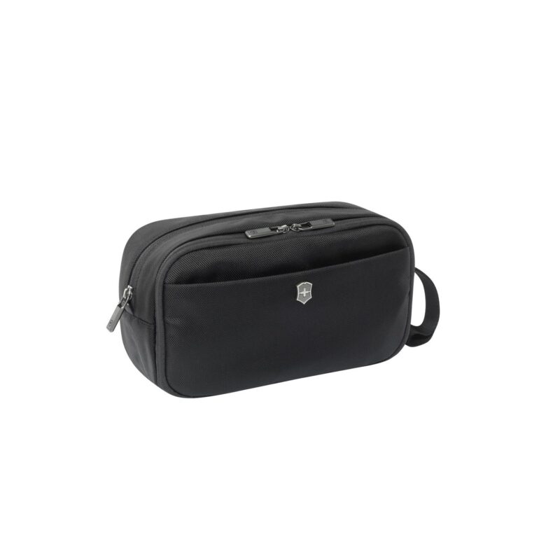 Custom Victorinox Swiss Army Corporate Gifts Wt 6.0 Toiletry Kit Black