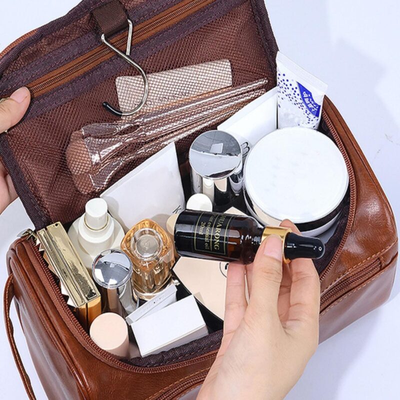 Cosmetic Makeup Organizer W/ Handle - 3