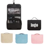Custom Voyagers Hanging Oxford Travel Toiletry Kit