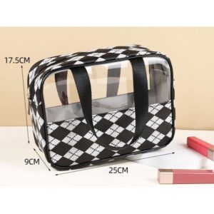 Custom W/Handle Waterproof Cosmetic Bag Toiletry Bag - 1