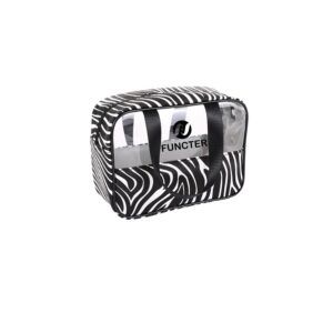 Custom W/Handle Waterproof Zippered Cosmetic Case Toiletry Bag