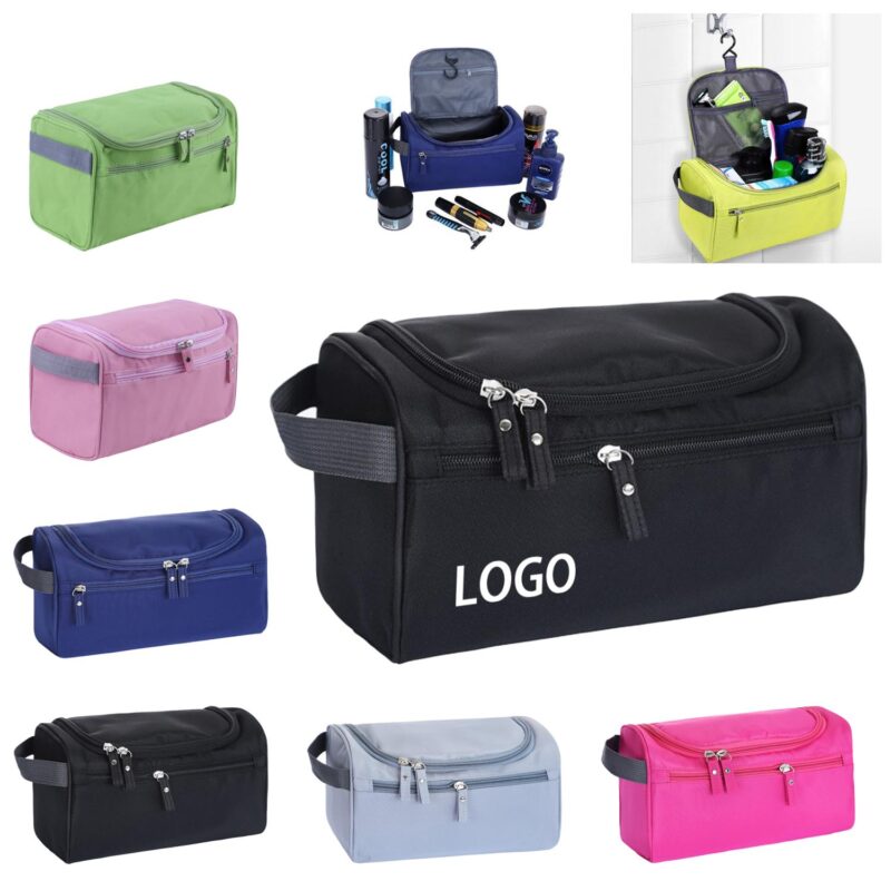 Custom Wall Mounted Side Pull Travel Toiletry Bag