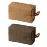 Custom Washable Kraft-Tex Toiletry Bag With Zip Closure - 1