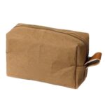 Custom Washable Kraft-Tex Toiletry Bag With Zip Closure - 2