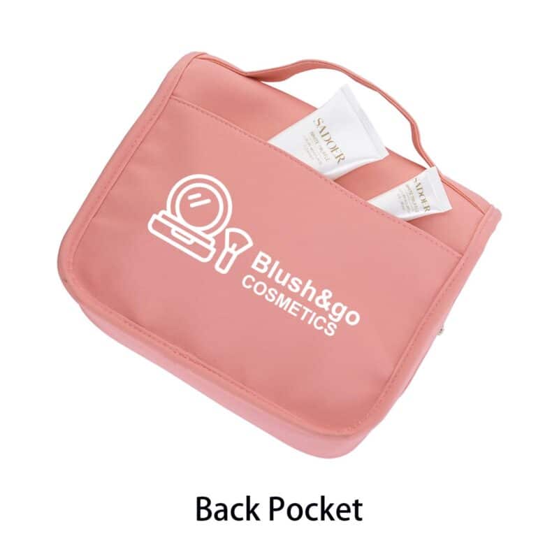 Custom Water-Resistant 600D Hanging Toiletry Bag - 3
