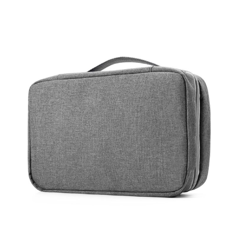 Custom Water Resistant Foldable Wash Gargle Bag Toiletry Bag w/ Handle Hook - 1
