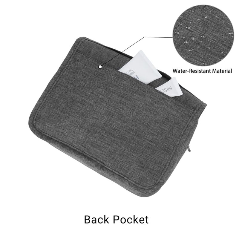Custom Water-Resistant Hanging Toiletry Bag - 4