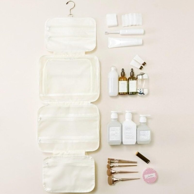 Custom Water-Resistant Hanging Toiletry Bag - 3