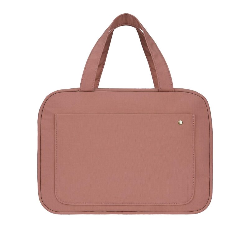 Custom Water-Resistant Nylon Hanging Toiletry Bag - 6