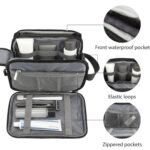 Custom Water-Resistant Nylon Toiletry Bag with Tech Organizer - 1