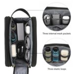 Custom Water-Resistant Nylon Toiletry Bag with Tech Organizer - 2