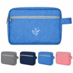 Custom Water Resistant Polyester Travel Toiletry Bag