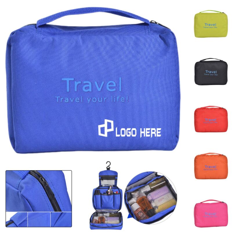 Water-Resistant-Toiletry-Bag-DPTS50379 Custom Water-Resistant Toiletry Bag