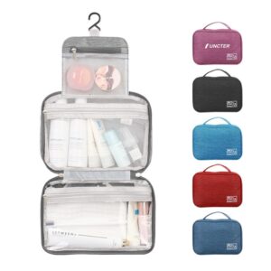 Custom Water Resistant Toiletry Bag Makeup Bag Cosmetic Bag Travel Organizer With Hook