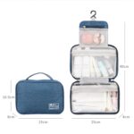 Custom Water Resistant Toiletry Bag Makeup Bag Cosmetic Bag Travel Organizer With Hook - 6