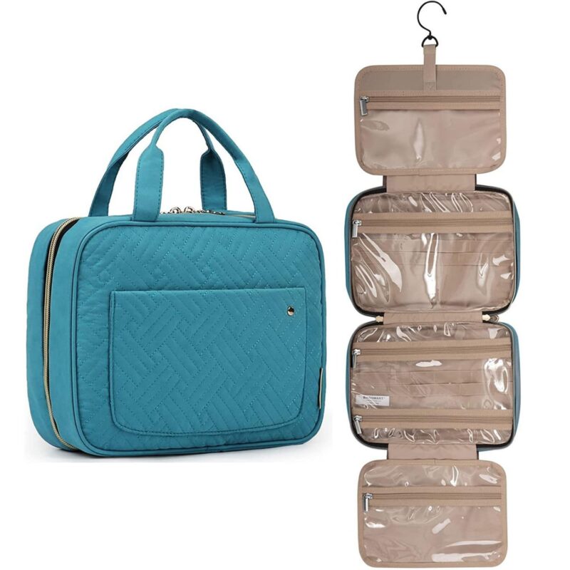 Custom Water-Resistant Toiletry Bag With Hanging Hook - 3
