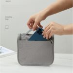 Custom Water Resistant Toiletry Kit Makeup Bag Cosmetic Bag Travel Organizer With Hanging Hook - 6