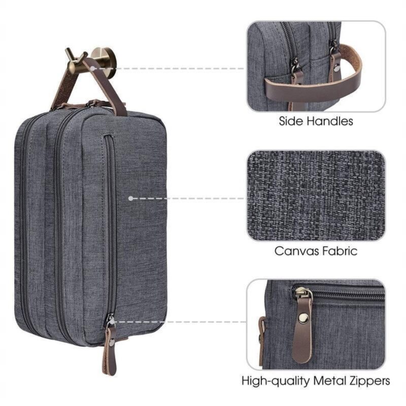 Custom Water-Resistant Travel Toiletry Bag - 3