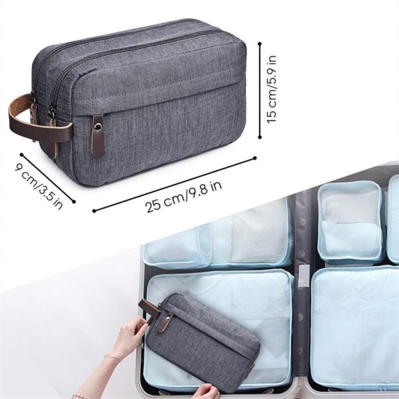 Custom Water-Resistant Travel Toiletry Bag - 4