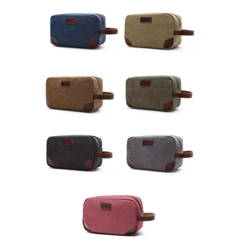 Custom Water-resistant Canvas Toiletry Bag - 2