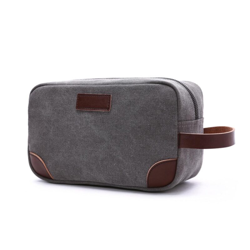 Custom Water-resistant Canvas Toiletry Bag - 5