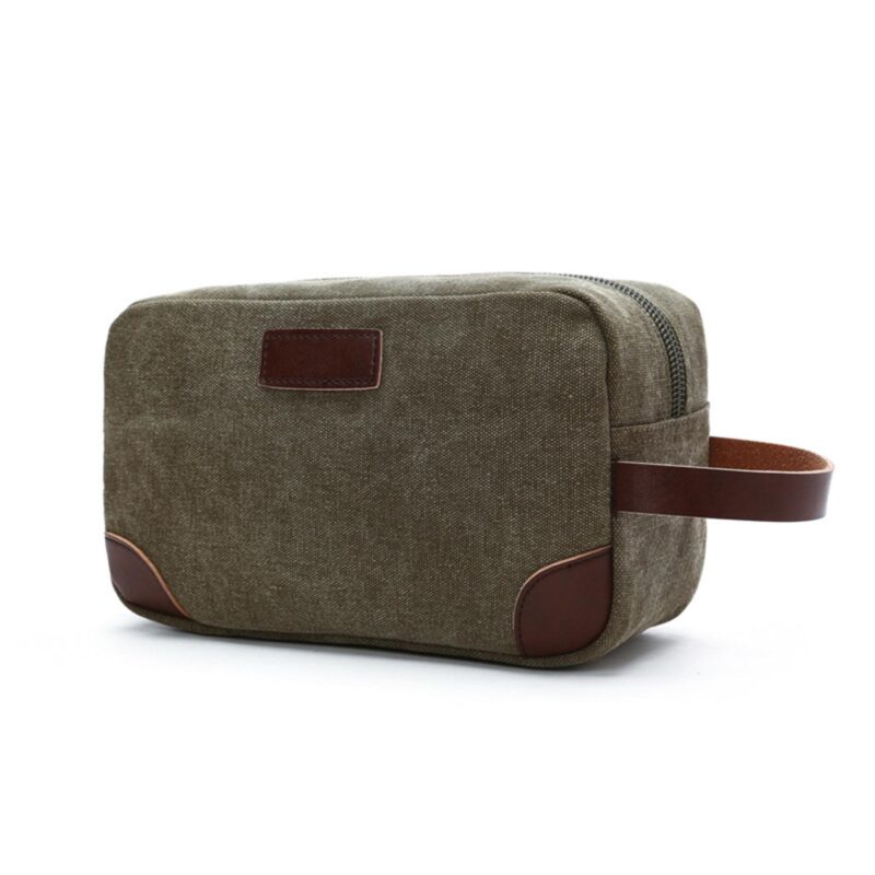 Custom Water-resistant Canvas Toiletry Bag - 7
