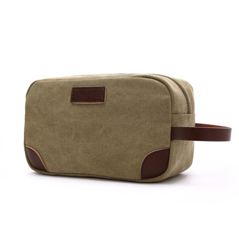 Custom Water-resistant Canvas Toiletry Bag - 8
