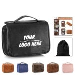 Custom Water-resistant Hanging Travel Toiletry Bag